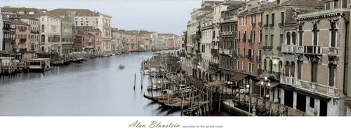 Alan Blaustein Morning on the Grand Canal Kunstdruck 106x40cm | Yourdecoration.de