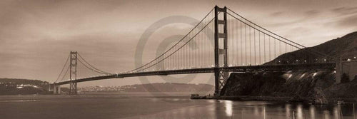 Alan Blaustein Golden Gate Bridge II Kunstdruck 90x30cm | Yourdecoration.de