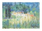 Ralf Westphal Mittagshitze in der Toscana Kunstdruck 80x60cm | Yourdecoration.de