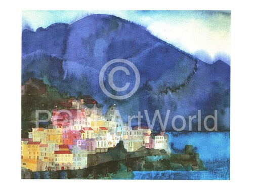 Ralf Westphal Amalfi, Golf von Salerno Kunstdruck 40x30cm | Yourdecoration.de