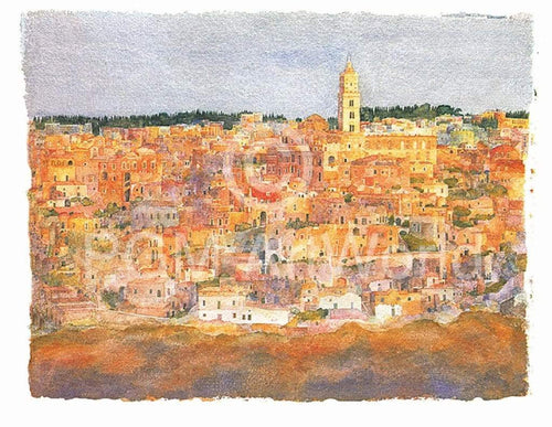 Ralf Westphal Matera Sassi / Basilicata Kunstdruck 100x70cm | Yourdecoration.de