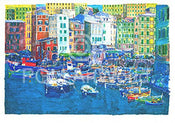 Ralf Westphal Camogli / Levante Kunstdruck 100x70cm | Yourdecoration.de