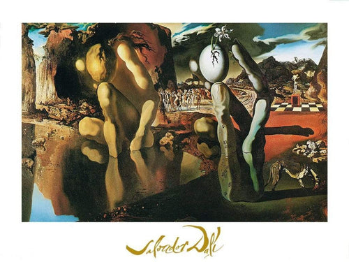 Salvador Dali La metamorfosi di narciso Kunstdruck 80x60cm | Yourdecoration.de