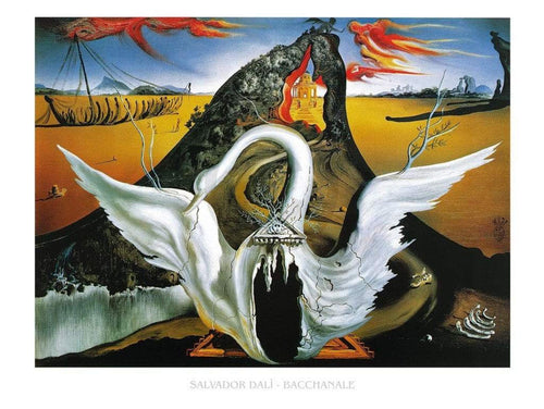 Salvador Dali Bacchanale Kunstdruck 80x60cm | Yourdecoration.de