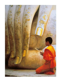 Hugh Sitton The Hand of Buddha Kunstdruck 60x80cm | Yourdecoration.de