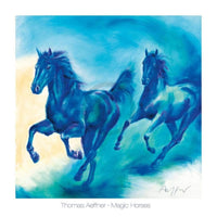 Thomas Aeffner Magic Horses Kunstdruck 70x70cm | Yourdecoration.de