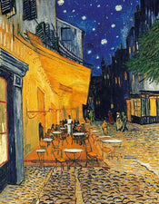 Vincent Van Gogh Café Terrasse am Abend Kunstdruck 70x90cm | Yourdecoration.de