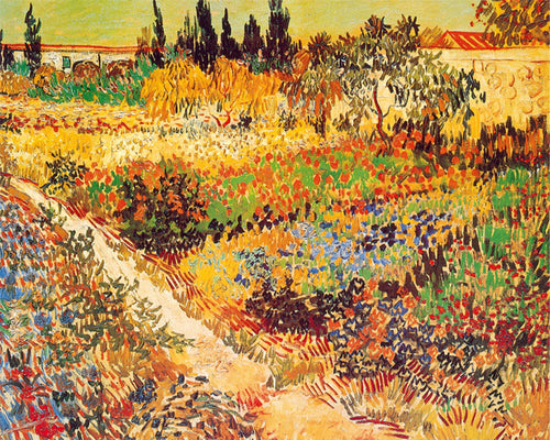 Vincent Van Gogh Giardino in fioritura Kunstdruck 30x24cm | Yourdecoration.de