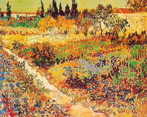 Vincent Van Gogh Giardino in fioritura Kunstdruck 30x24cm | Yourdecoration.de