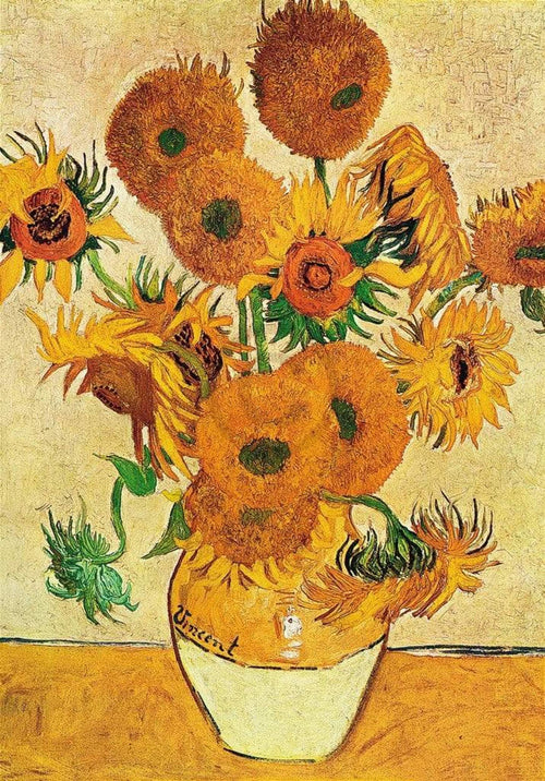 Vincent Van Gogh Vaso di girasoli Kunstdruck 70x100cm | Yourdecoration.de