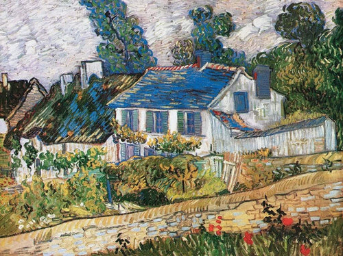 Vincent Van Gogh Case ad Auvers Kunstdruck 80x60cm | Yourdecoration.de