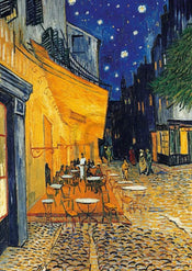 Vincent Van Gogh Café Terrasse am Abend Kunstdruck 21x29.7cm | Yourdecoration.de