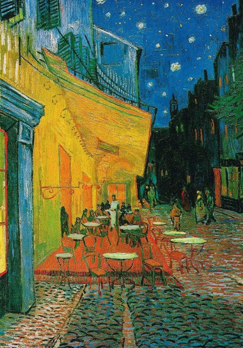 Vincent Van Gogh CafÃ© at Night Kunstdruck 60x80cm | Yourdecoration.de