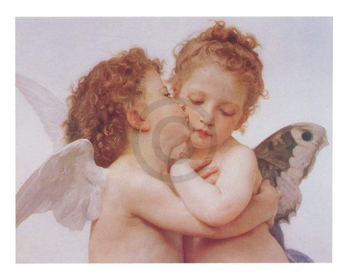 William Bouguereau The first Kiss Kunstdruck 50x40cm | Yourdecoration.de