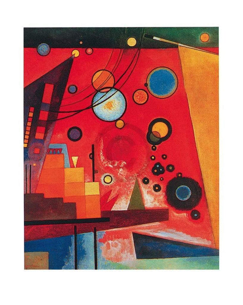 Wassily Kandinsky Schweres Rot Kunstdruck 40x50cm | Yourdecoration.de