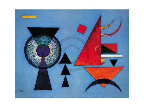 Wassily Kandinsky Weiches Hart Kunstdruck 80x60cm | Yourdecoration.de