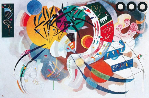 Wassily Kandinsky Dominant curve Kunstdruck 100x70cm | Yourdecoration.de