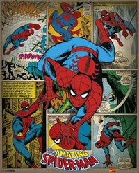 Pyramid Marvel Comics Spider Man Retro Poster 40x50cm | Yourdecoration.de