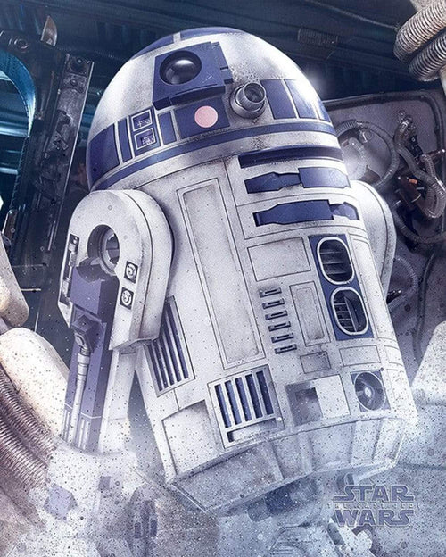 Pyramid Star Wars the Last Jedi R2 D2 Droid Poster 40x50cm | Yourdecoration.de