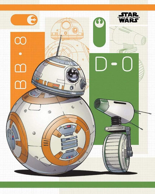 Pyramid Star Wars The Rise of Skywalker BB 8 and D 0 Poster 40x50cm | Yourdecoration.de