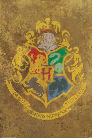 Pyramid Harry Potter Hogwarts Crest Poster 61x91,5cm | Yourdecoration.de