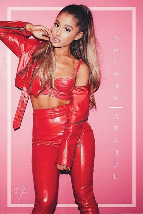 Pyramid Ariana Grande Red Poster 61x91,5cm | Yourdecoration.de