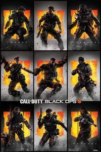 Pyramid Call of Duty Black Ops 4 Characters Poster 61x91,5cm | Yourdecoration.de