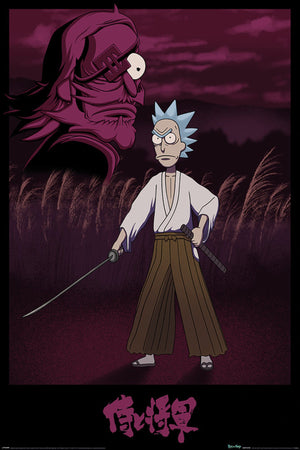 Pyramid Rick and Morty Samurai Rick Poster 61x91,5cm | Yourdecoration.de