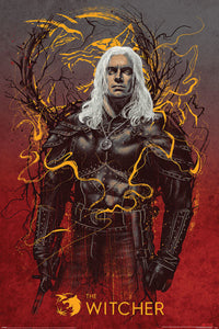 Pyramid The Witcher Geralt the Wolf Poster 61x91,5cm | Yourdecoration.de
