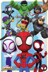 Pyramid Pp34950 Spidey And His Amazing Friends Goodies And Baddies Poster 61X91-5cm | Yourdecoration.at