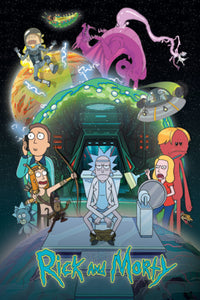 Pyramid Pp34955 Rick And Morty Toilet Adventure Poster 61X91-5cm | Yourdecoration.at