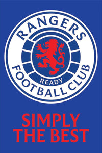 pyramid pp34963 rangers f c simply the best poster 61x91 5cm | Yourdecoration.at