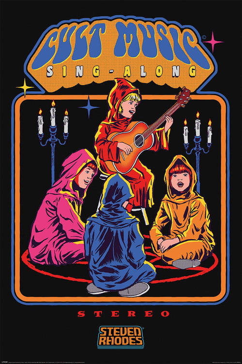 Pyramid PP35014 Steven Rhodes Cult Music Sing Along Poster | Yourdecoration.at