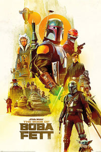 Pyramid Pp35076 Star Wars The Book Of Boba Poster 61x91,5cm | Yourdecoration.at