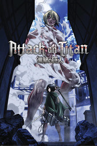 Pyramid Pp35089 Attack On Titan S3 Female Titan Approaches Poster 61X91,5cm | Yourdecoration.at