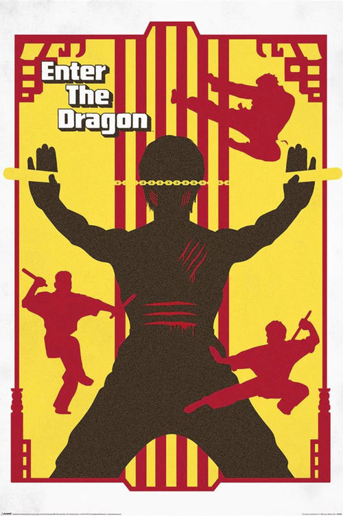 Pyramid Pp35249 Warner Bros Enter The Dragon Poster 61X91,5cm | Yourdecoration.at