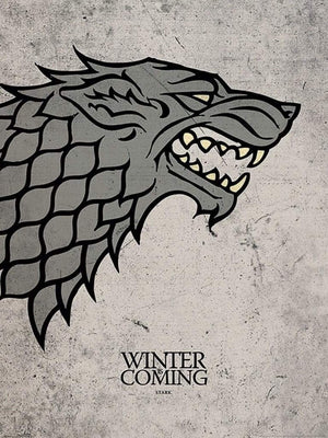 Pyramid Game of Thrones Stark Kunstdruck 60x80cm | Yourdecoration.de