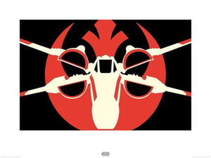 Pyramid Star Wars Episode VII XWing Pop Art Kunstdruck 60x80cm | Yourdecoration.de