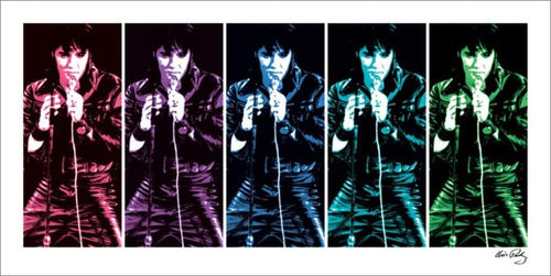 Pyramid Elvis Presley 68 Comeback Special Pop Art Kunstdruck 50x100cm | Yourdecoration.de