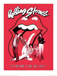Pyramid The Rolling Stones Its Only Rock n Roll Kunstdruck 40x50cm | Yourdecoration.de