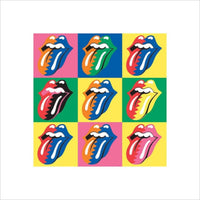 Pyramid The Rolling Stones Pop Art Kunstdruck 40x40cm | Yourdecoration.de