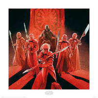 Pyramid Star Wars The Last Jedi Snoke and Elite Guards Kunstdruck 40x40cm | Yourdecoration.de