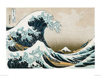 Pyramid Hokusai Great Wave off Kanagawa Kunstdruck 60x80cm | Yourdecoration.de
