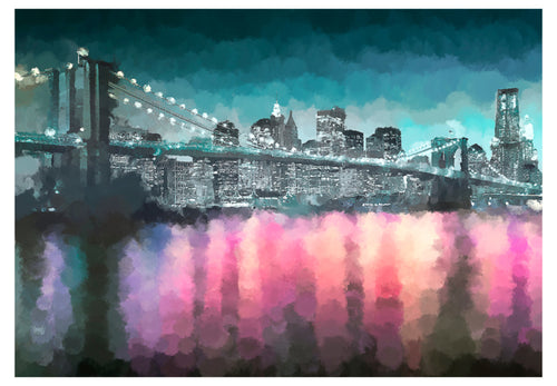 Fototapete - Painted New York - Vliestapete