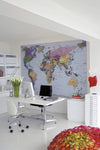 Komar World Map Fototapete 270x188cm | Yourdecoration.de