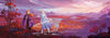 Komar Frozen Panorama Fototapete 368x127cm 4 delig | Yourdecoration.de