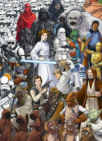 Komar Star Wars Classic Cartoon Collage Fototapete 184x254cm 4 delig | Yourdecoration.de
