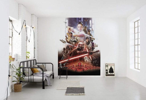 Komar Star Wars EP9 Movie Poster Rey Fototapete 184x254cm 4 delig Interieur | Yourdecoration.de