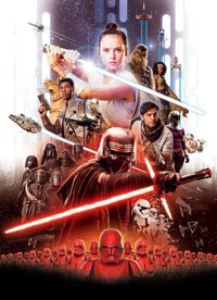 Komar Star Wars EP9 Movie Poster Rey Fototapete 184x254cm 4 delig | Yourdecoration.de