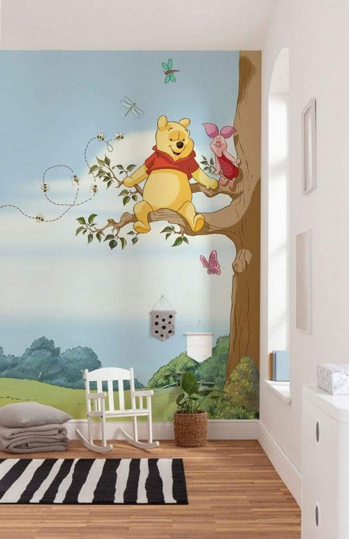 Komar Winnie Pooh Tree Fototapete 184x254cm 4 delig Interieur | Yourdecoration.de